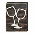 Clean Choice Wine Glass Art on Board Wall Decor CL2959961